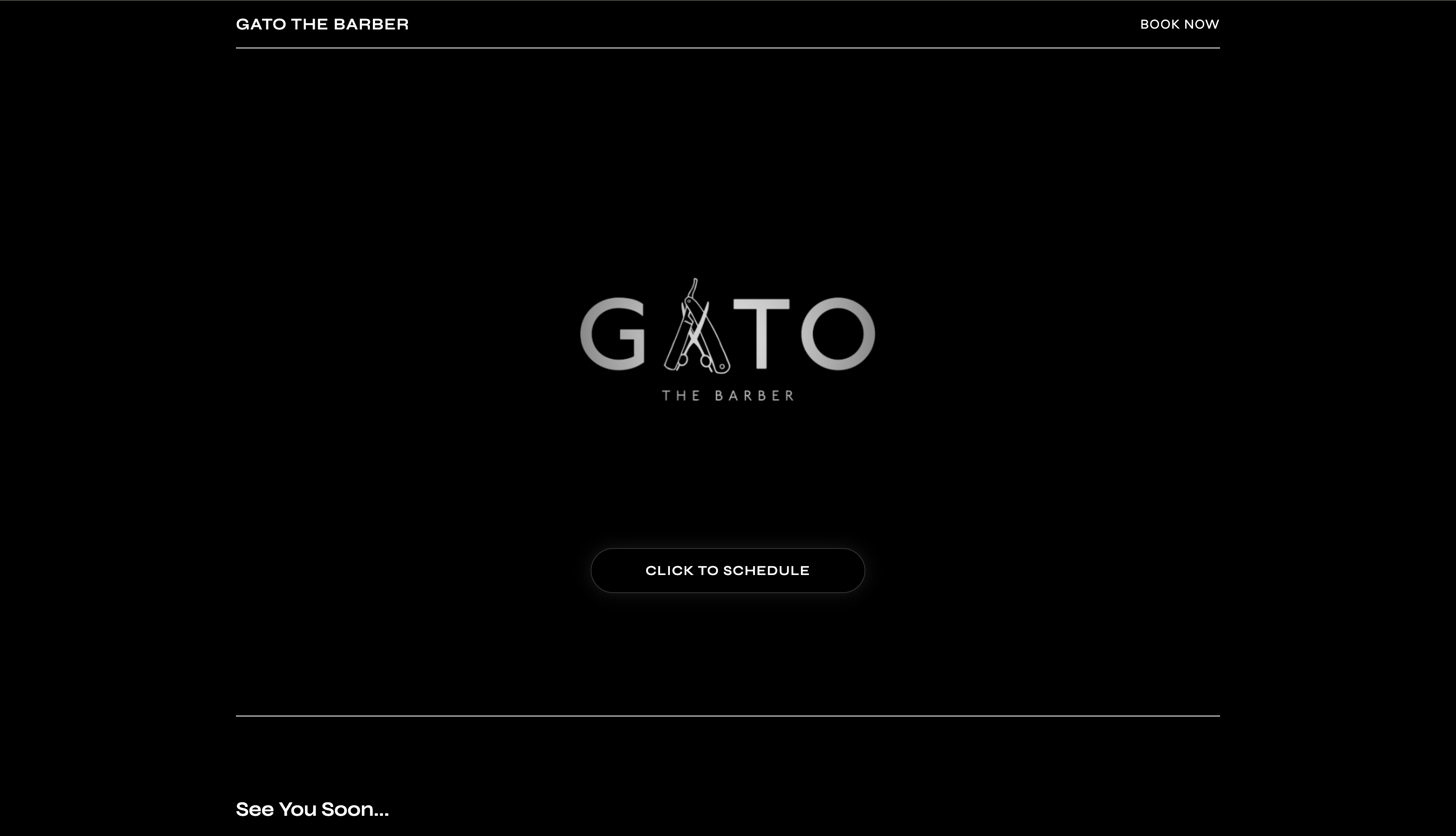 Gato the Barber website